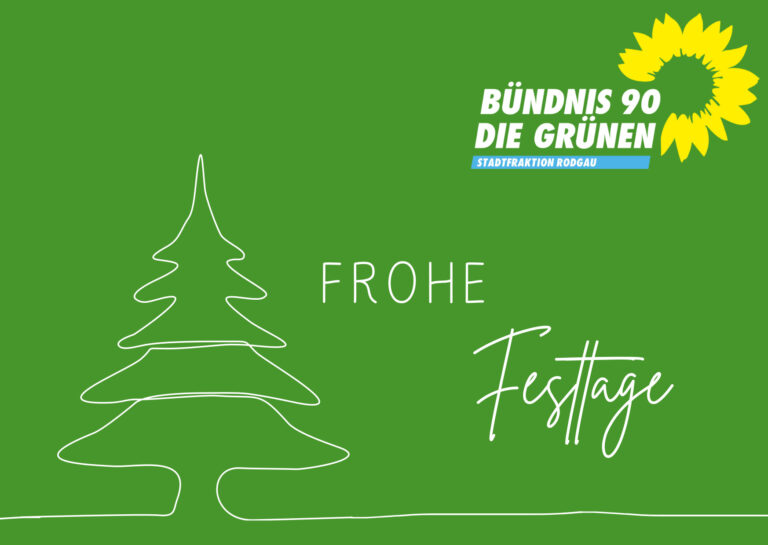 Frohe Festtage und ein gutes neues Jahr